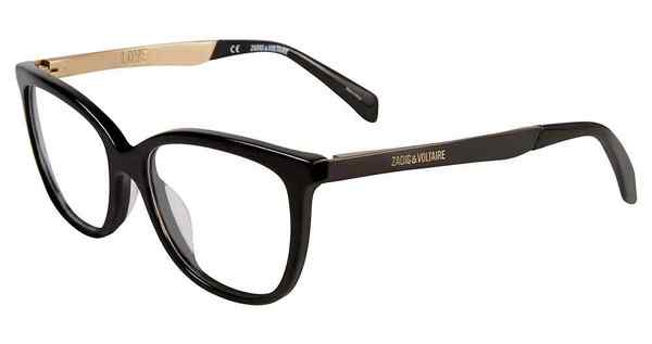  Zadig & Voltaire VZV085 Eyeglasses Women's Full Rim Square Shape 