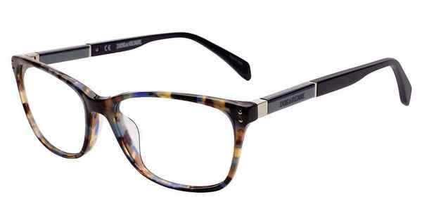  Zadig & Voltaire VZV159 Eyeglasses Women's Full Rim Rectangle Shape 