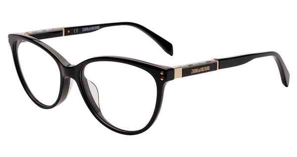  Zadig & Voltaire VZV160V Eyeglasses Women's Full Rim Cat Eye 