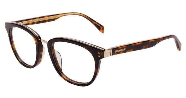  Zadig & Voltaire VZV162N Eyeglasses Women's Full Rim Square Shape 