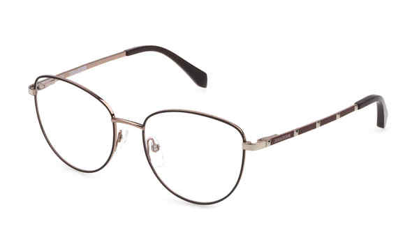  Zadig & Voltaire VZV311 Eyeglasses Women's Full Rim Butterfly Shape 