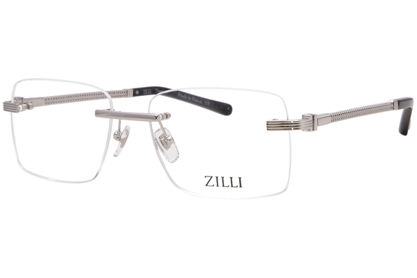 Zilli ZI60106 Eyeglasses Men's Rimless Rectangle Shape