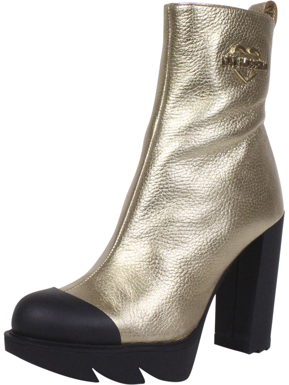 moschino gold boots