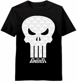 UPC 693272024883 product image for Marvel Men's The Punisher 100% Cotton Black T Shirt ST# V0050MS - Black - Large | upcitemdb.com