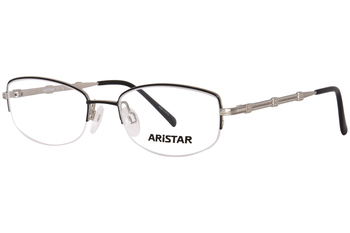 Aristar by Charmant Women's Eyeglasses AR16378 AR/16378 Half Rim Optical Frame