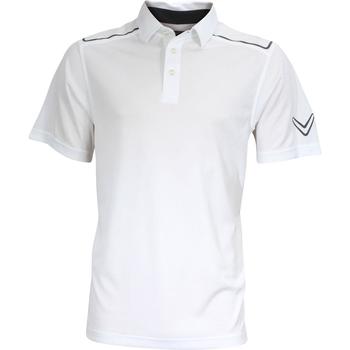 Callaway Men's Solid Blocked Polo Short Sleeve Shirt