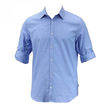 Calvin Klein Men's Non-Iron Solid YD Oxford Button Up Dress Shirt