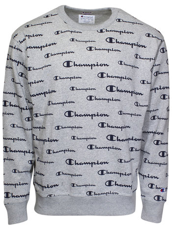 Champion Powerblend Logo Print Sweatshirt Men's Fleece Shirt