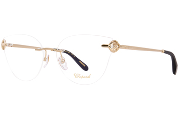 Chopard Eyeglasses VCHB51S VCHB 51 S Shiny Copper 23K Gold Optical