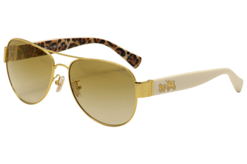 Coach Women's HC7059 HC/7059 Fashion Pilot Sunglasses