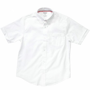 French Toast Boy's Short Sleeve Oxford Uniform Button Up Shirt