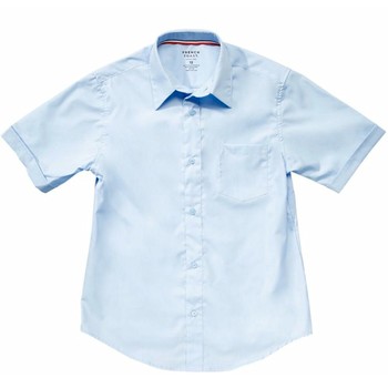 French Toast Boy's Short Sleeve Poplin Uniform Button Up Shirt