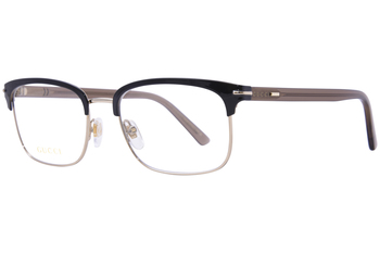 Gucci GG1448O Eyeglasses Men's Full Rim Rectangle Shape