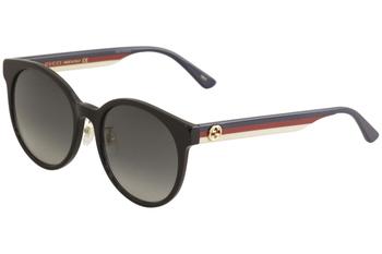 Gucci Women's GG0416SK GG/0416/SK Fashion Round Sunglasses