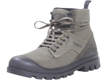 Hugo Boss Men's Bustler Combat Boots Shoes Canvas