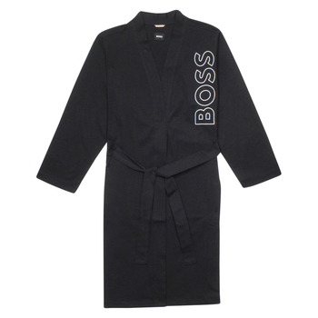 Hugo Boss Men's Identity-Kimono Robe Cotton Dressing Gown