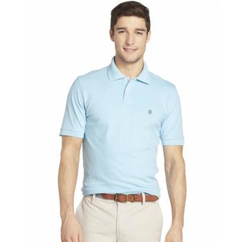Izod Men's Stretch Pique Slim Fit Short Sleeve Polo Shirt
