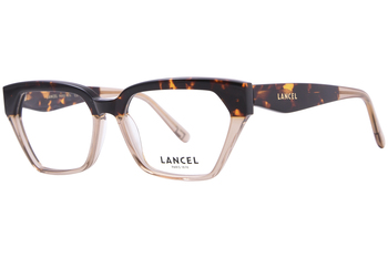 Lancel LA-90048 Eyeglasses Women's Full Rim Rectangle Shape