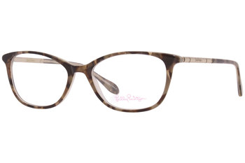 Lilly Pulitzer Mila Eyeglasses Women's Full Rim Rectangle Shape