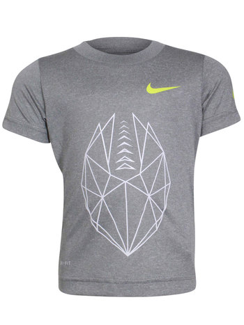 Nike Dri-FIT Geo Football T-Shirt Toddler Boy's Short Sleeve Crew Neck