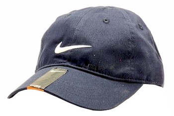 Nike Youth's Embroidered Swoosh Logo Cotton Baseball Cap Sz 4/7