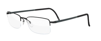 Silhouette Illusion-Nylor 5428 Eyeglasses Semi Rim Rectangle Shape