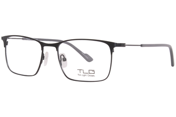 TLG NU041 Eyeglasses Men's Full Rim Rectangle Shape