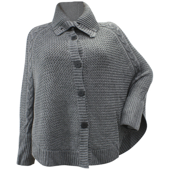 Ugg Women's Maribeth Button Front Knit Cape Sweater Shirt