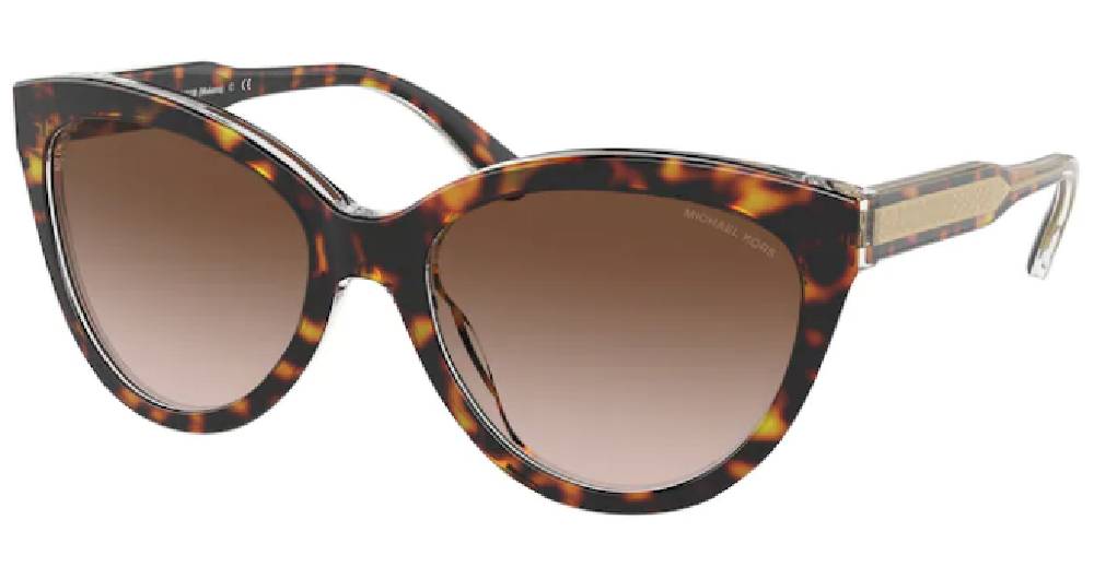 UPC 725125379403 product image for Michael Kors Makena MK2158 310213 Sunglasses Women's Dark Tortoise/Clear/Brown - | upcitemdb.com