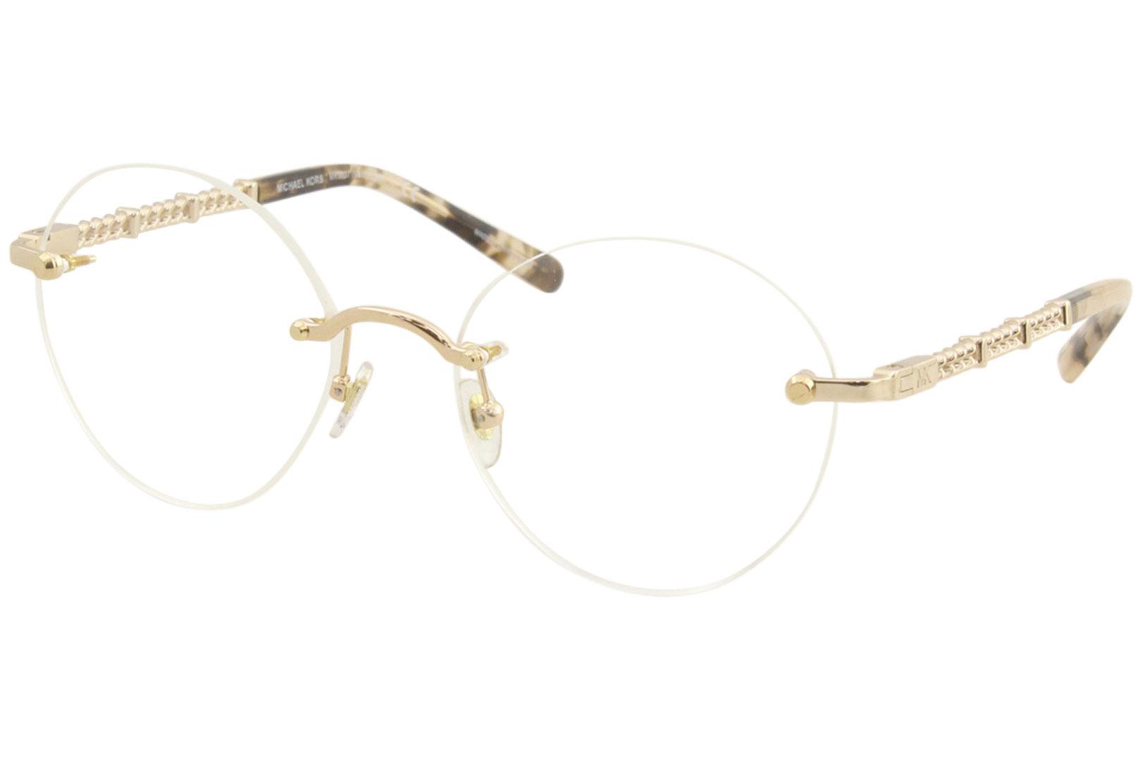 michael kors rimless eyeglasses