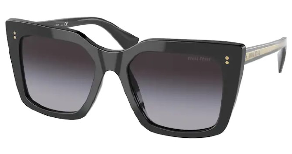 EAN 8056597539883 product image for Miu Miu MU 02WS 1AB5D1 Sunglasses Women's Black/Grey Gradient 53 18 145 - Lens-5 | upcitemdb.com