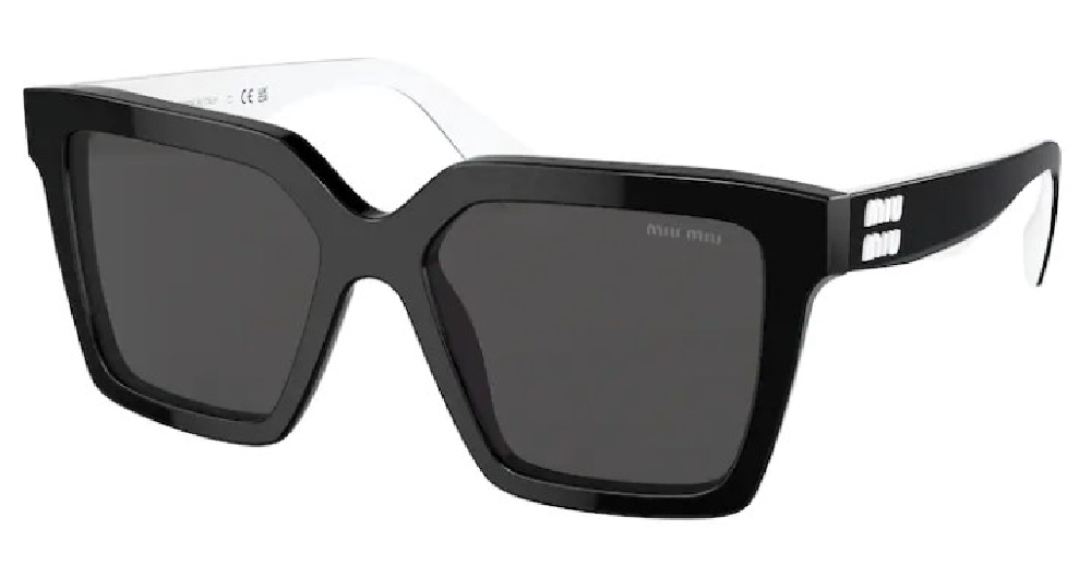 EAN 8056597783613 product image for Miu Miu MU 03YS 10G5S0 Sunglasses Women's Black/Dark Grey Square Shape 54 17 145 | upcitemdb.com