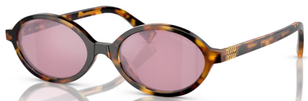 EAN 8056597989299 product image for Miu Miu MU 04ZS VAU50D Sunglasses Women's Honey Havana/Bordeaux 50 18 140 - Brow | upcitemdb.com