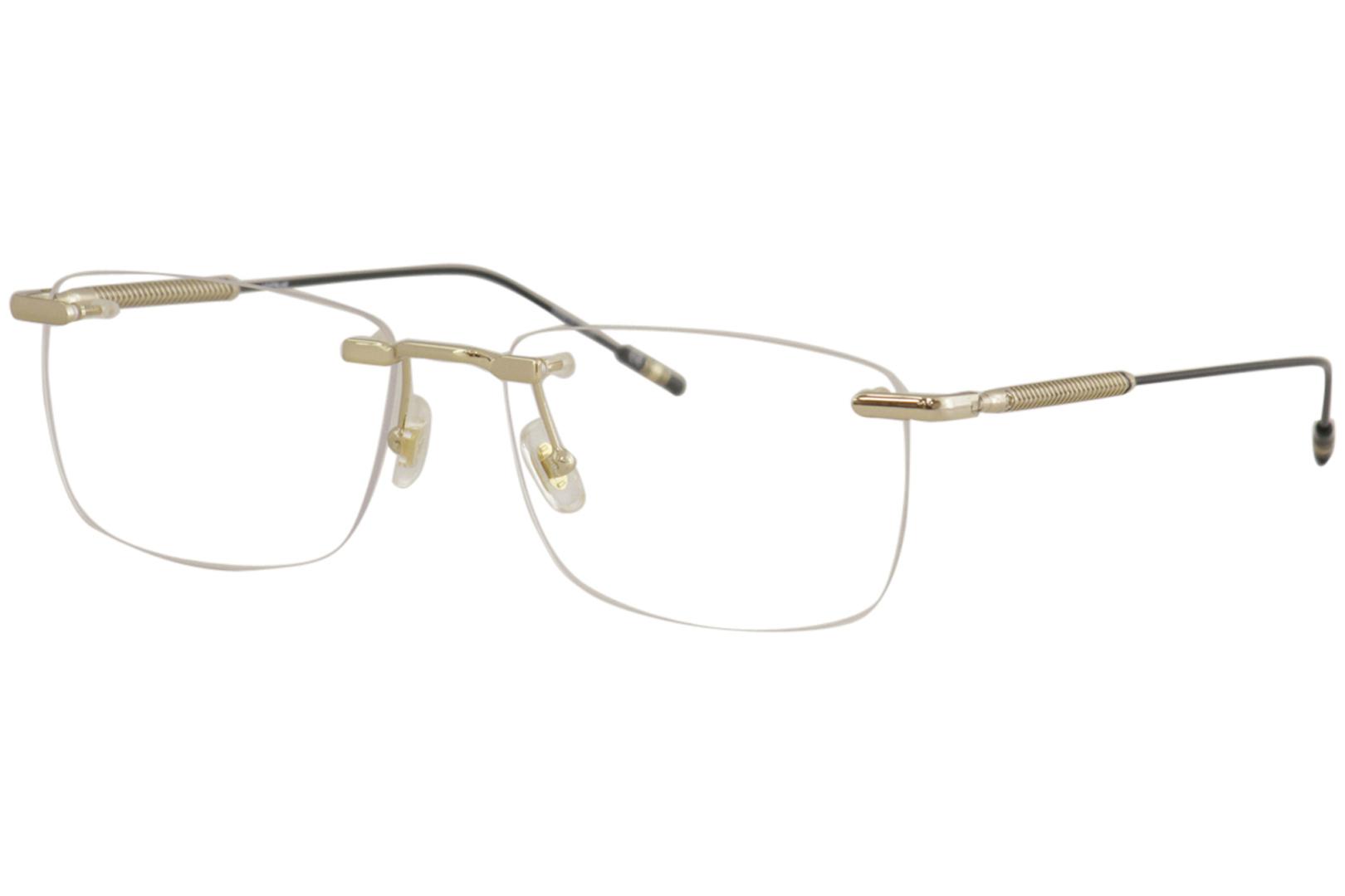 Mont Blanc Men S Eyeglasses Mb0049o Mb 0049 O Rimless Optical Frame