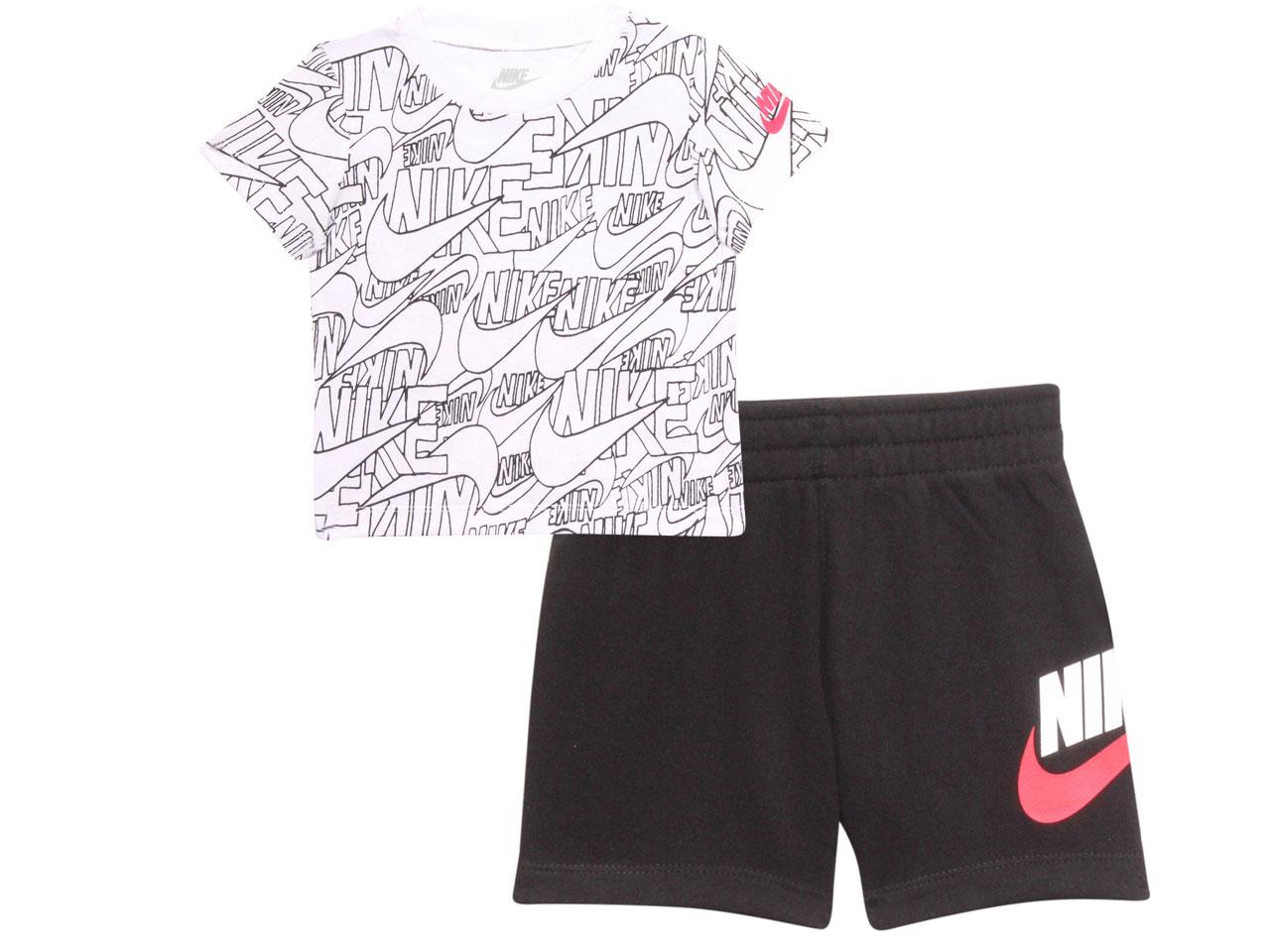 Nike Boys Shorts Set - T-shirt/Shorts in Black