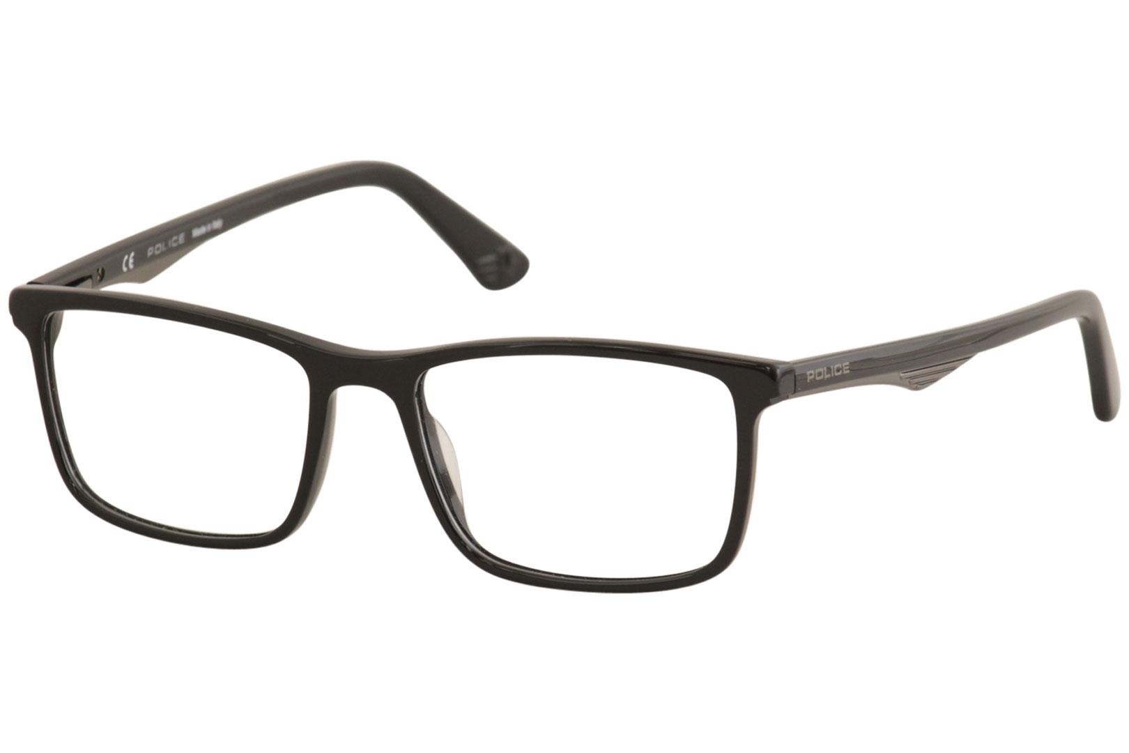 Police Men's Eyeglasses Blackbird-5 VPL467 VPL/467 Full Rim Optical ...