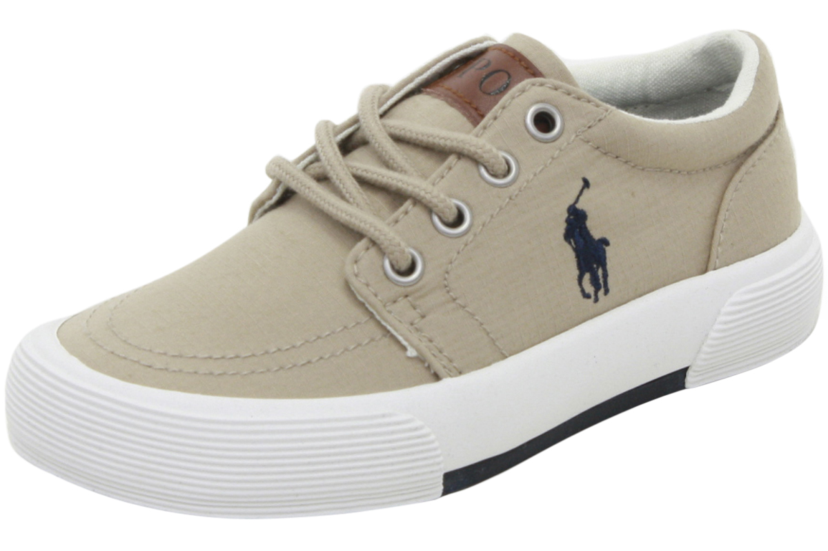 Polo Ralph Lauren Boy's Faxon II Canvas Fashion Sneaker Shoes