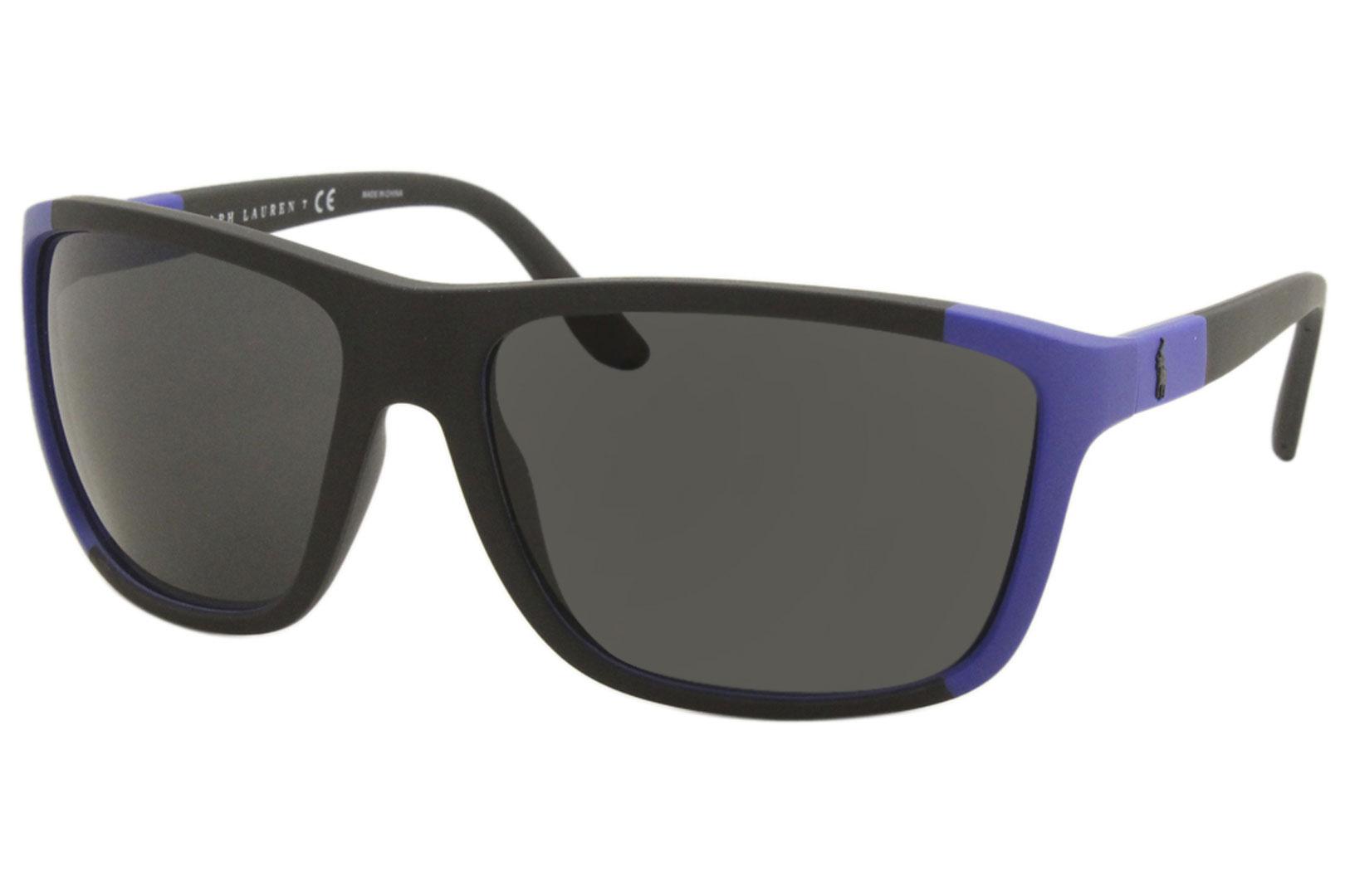 EAN 8056597105705 product image for Polo Ralph Lauren Men's PH4155 PH/4155 5808/87 Royal Blue/Black Sunglasses 62mm  | upcitemdb.com