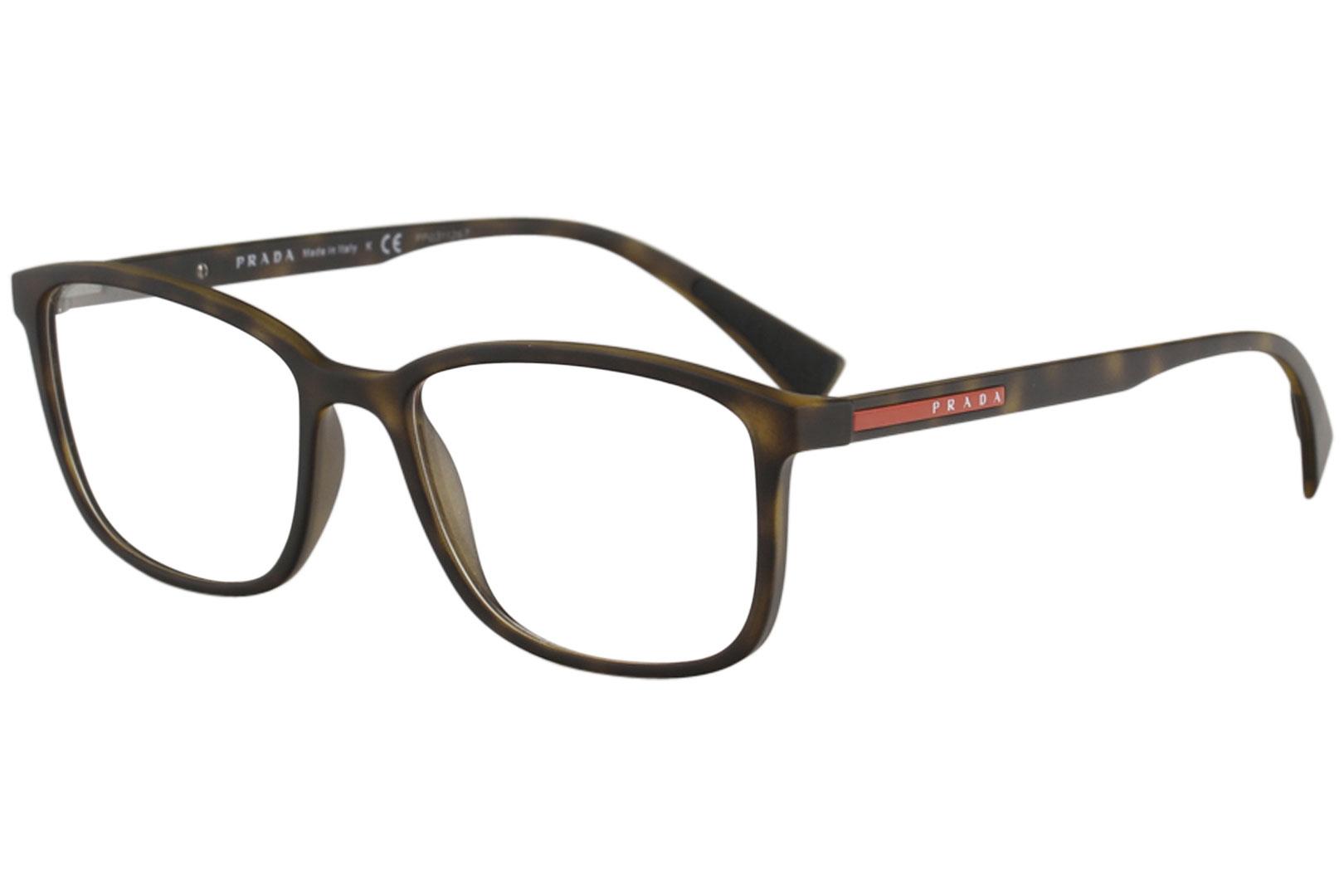 EAN 8053672837261 product image for Prada Linea Rossa VPS04I U611O1 Eyeglasses Men's Havana Rubber Full Rim 53mm -  | upcitemdb.com