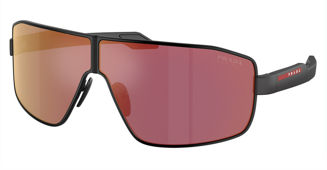 Prada men's shield clearance sunglasses