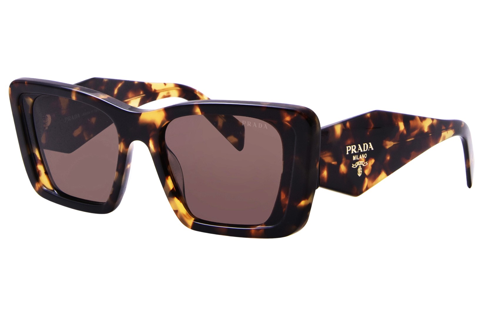 EAN 8056597517447 product image for Prada PR 08YS 01V8C1 Sunglasses Women's Havana Honey/Dark Brown 51 18 145 - Lens | upcitemdb.com