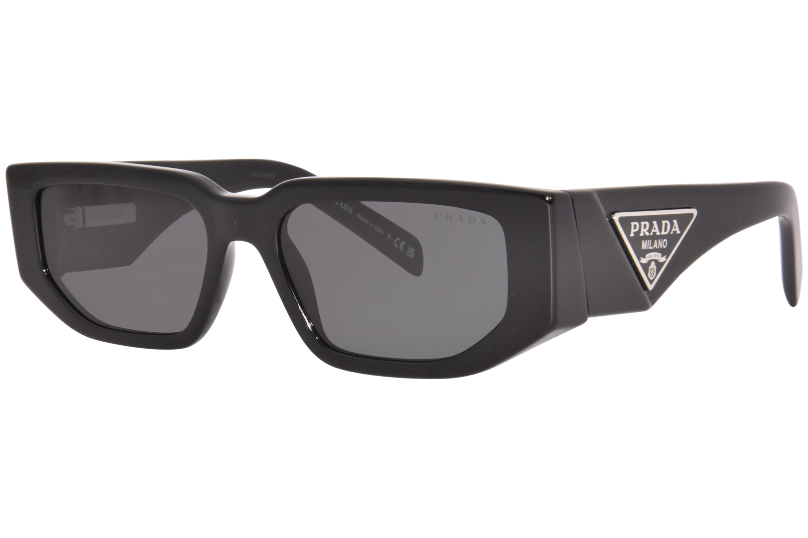 EAN 8056597744171 product image for Prada PR 09ZS 1AB5S0 Sunglasses Men's Black/Dark Grey Rectangle Shape 54 18 140  | upcitemdb.com