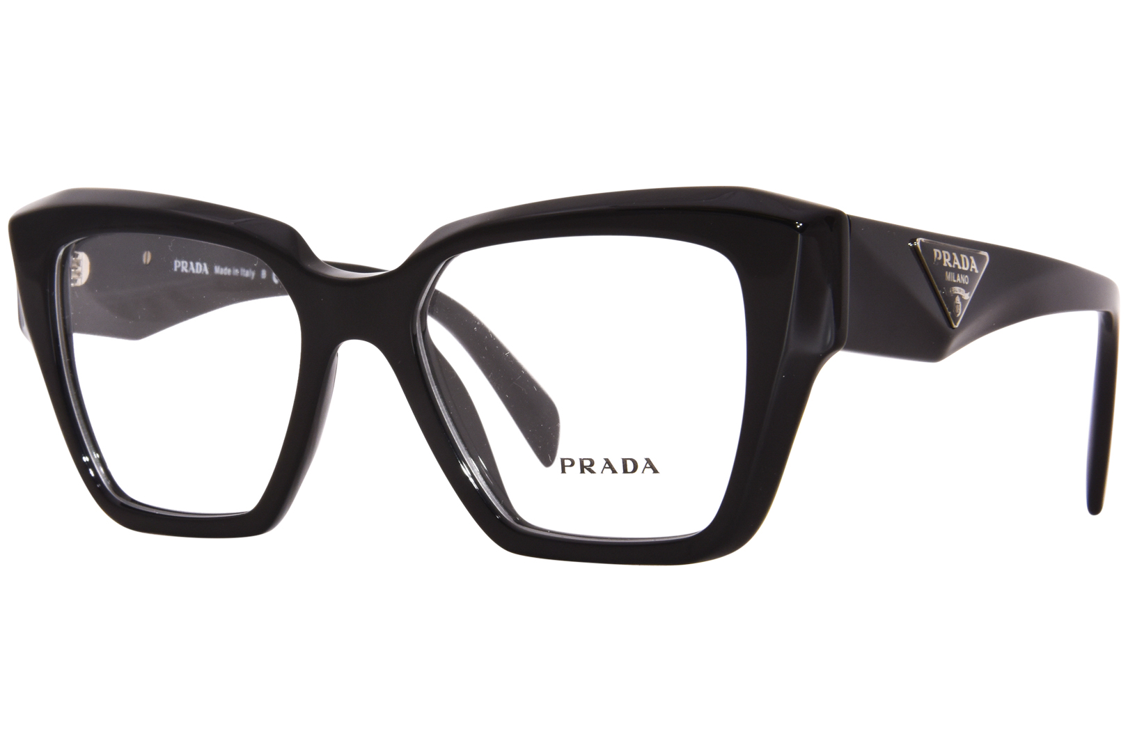 Prada PR 09ZV Eyeglasses Women's Full Rim Square Shape | JoyLot.com