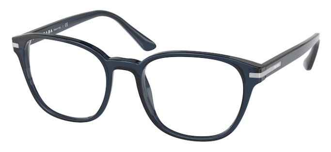 EAN 8056597447775 product image for Prada PR 12WV 08Q1O1 Eyeglasses Men's Transparent Blue Full Rim 51 19 145 - Lens | upcitemdb.com