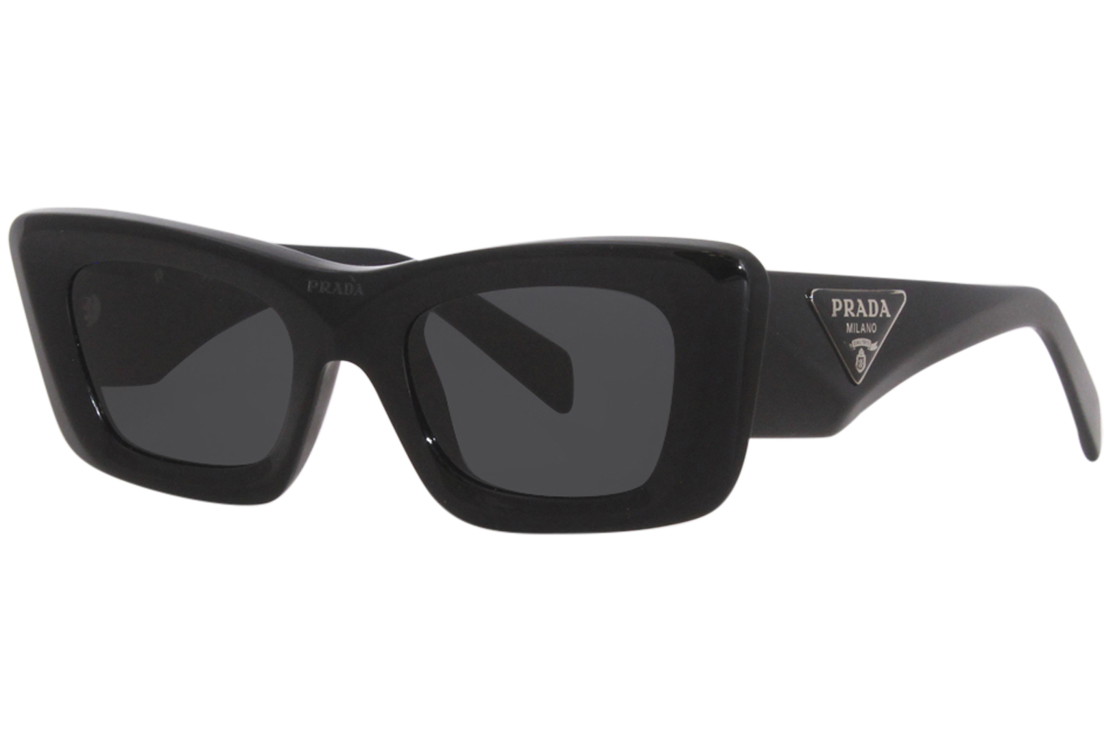 EAN 8056597744430 product image for Prada PR 13ZS 1AB5SO Sunglasses Women's Black/Dark Grey Cat Eye 50 21 140 - Lens | upcitemdb.com