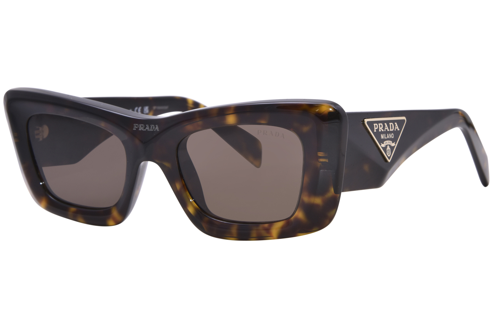 EAN 8056597744447 product image for Prada PR 13ZS 2AU06B Sunglasses Women's Tortoise/Dark Brown Cat Eye 50 21 140 -  | upcitemdb.com