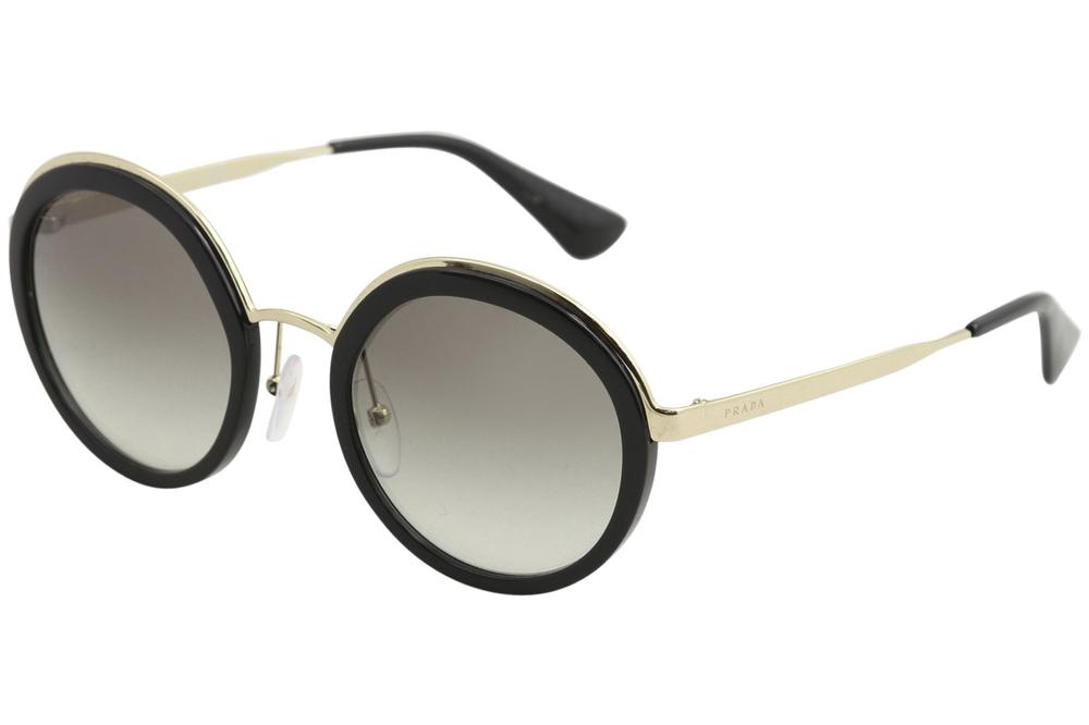 prada women's round sunglasses