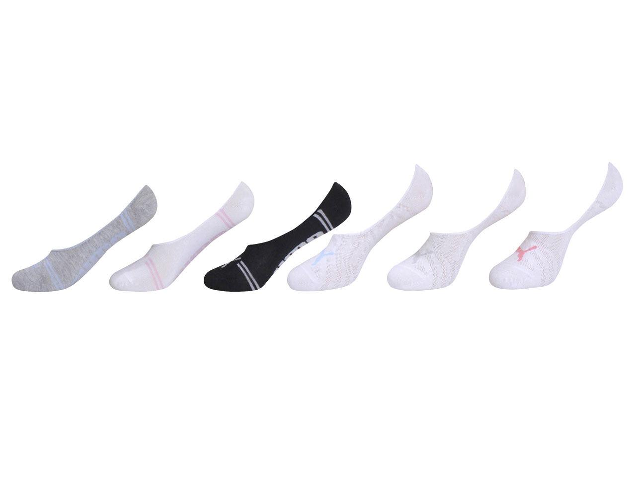 Puma Women s Liner Socks No Show 6 Pack SuperLite