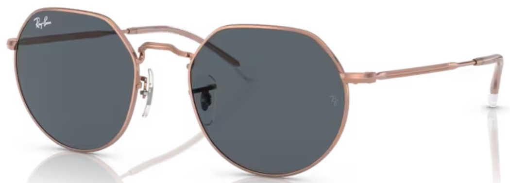 EAN 8056597856300 product image for Ray Ban Jack RB3565 9202R5 Sunglasses Rose Gold/Blue 51 20 145 - Pink - Lens-51  | upcitemdb.com