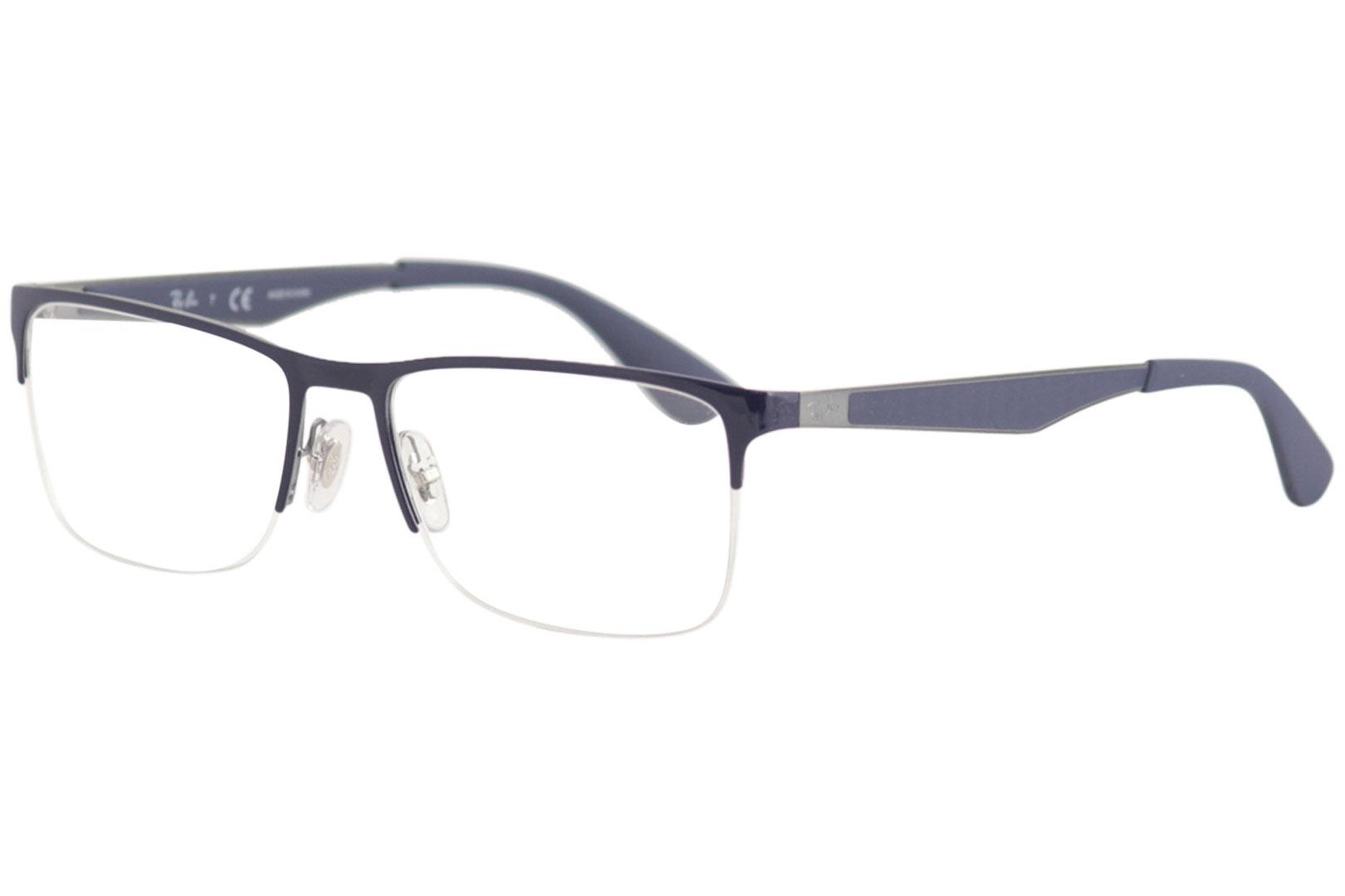 Ray Ban Mens Eyeglasses Rb6335 Rb6335 Rayban Half Rim Optical Frame 